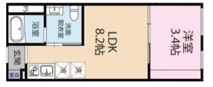 アシェル新井薬師の物件間取画像